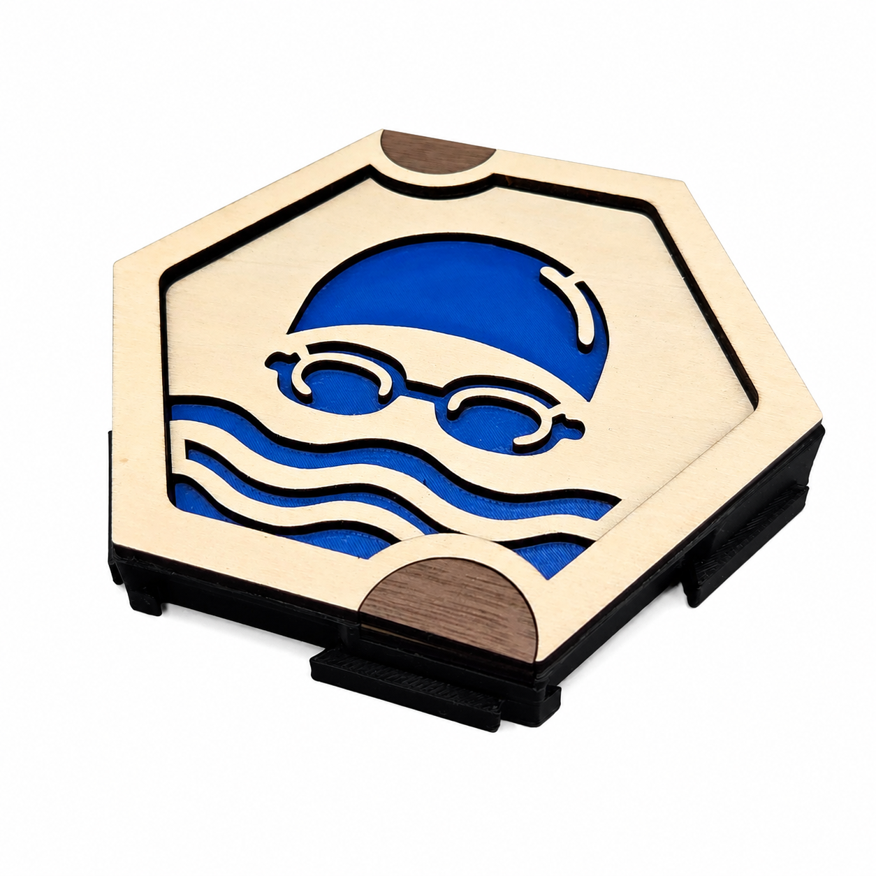 Medaillenhalter 1er Schwimmer Motiv